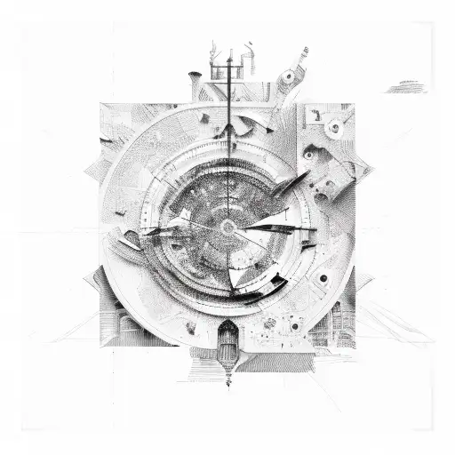 Coordinates 55W 54 E