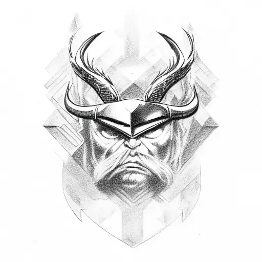 Thor Loki Odin Raven Runes