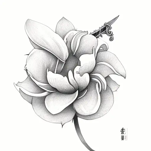 Sword With Magnolias
