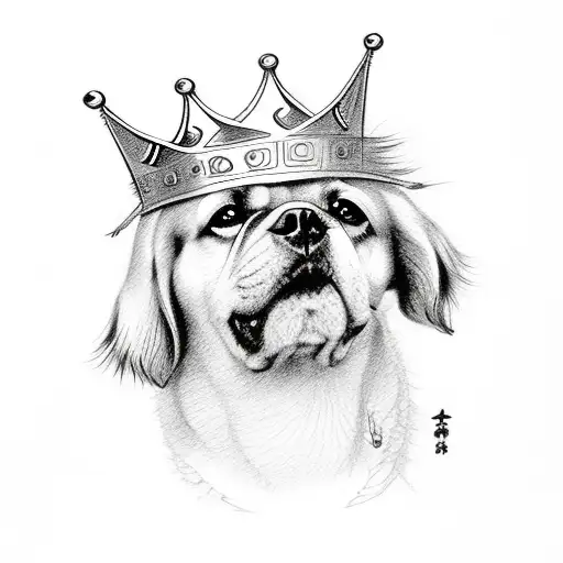 Dog With Crown