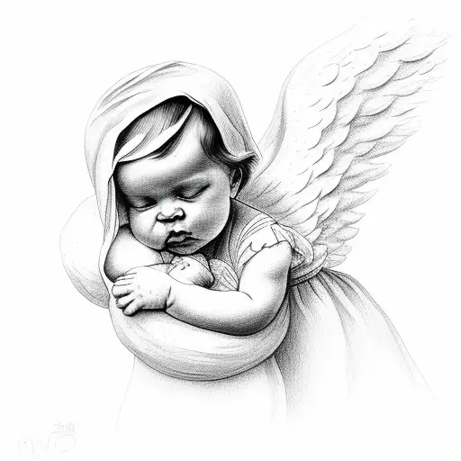 Angel Baby Holding