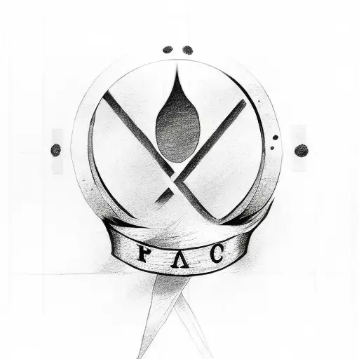 Christian Cross With A Paw Print Hanging On It