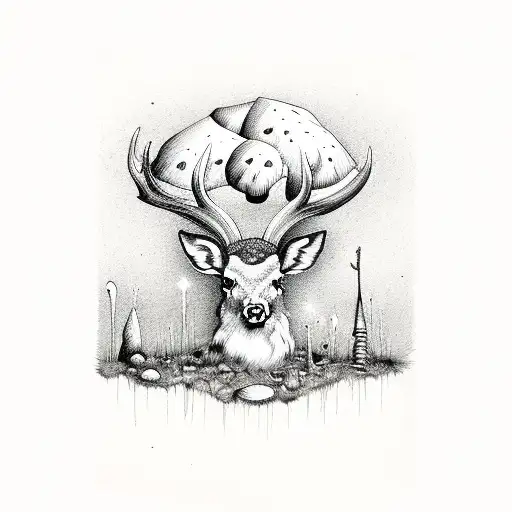 Mushroom Moon Deer Decay