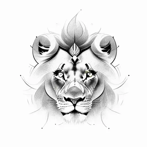 A Tatto Artist Lion