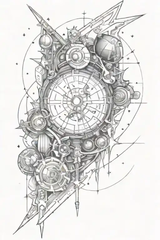 Western Space Filler Tattoo For Bicep