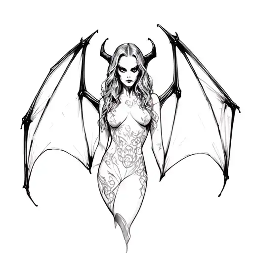 Evil Lady Bat Body