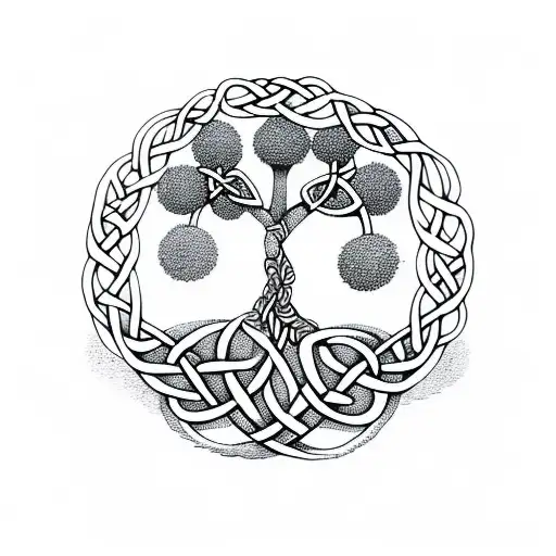 Complete Knot Celtic Tree