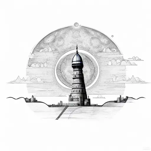 Sun And Moon And Galata Tower