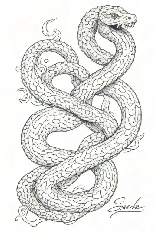 Ancient Greek Snake