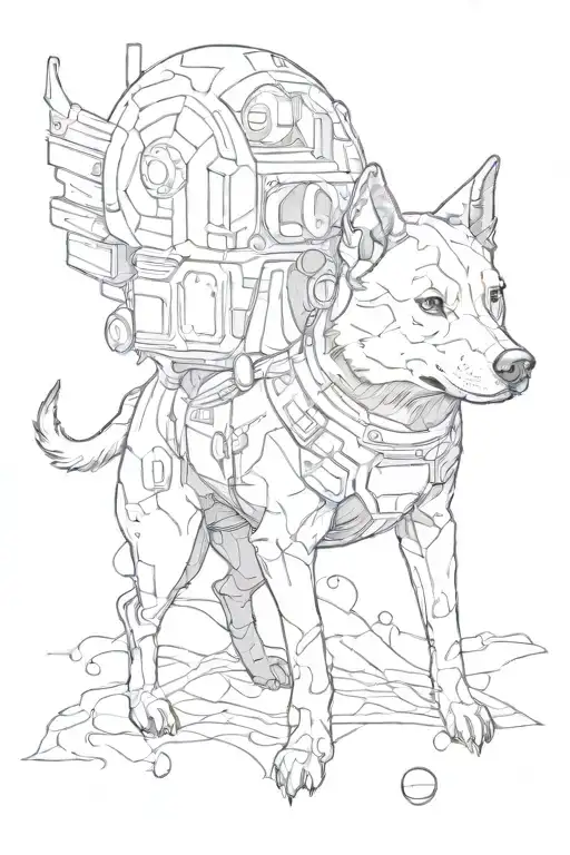 Space Dog Surrounded