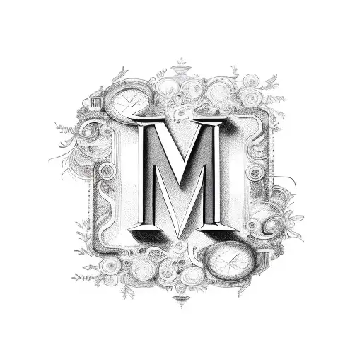 M And K Initial With Love