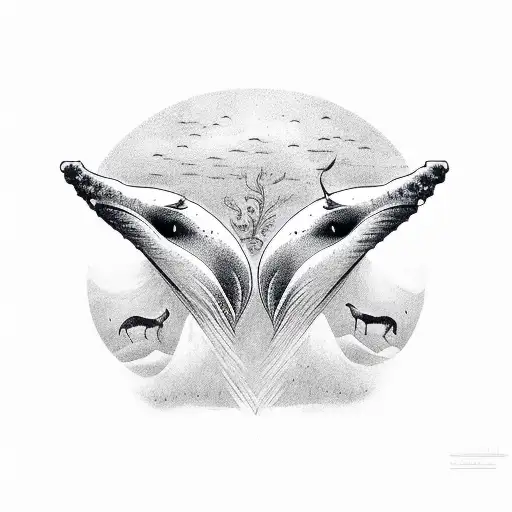 Whale And Owl And Deer And Paw