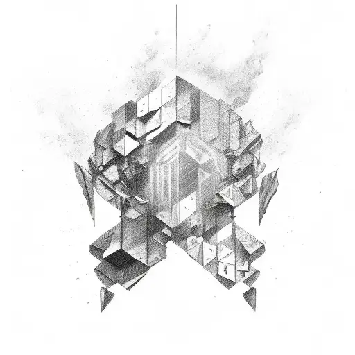 Broken Words In Shattered Font