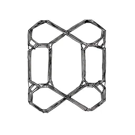 Hexagon And Infinity Symbol Intertwined