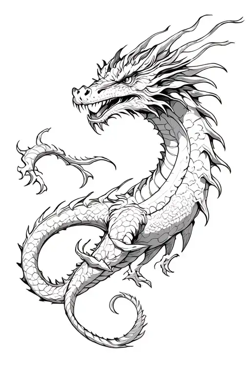 Dragon Tatto Design