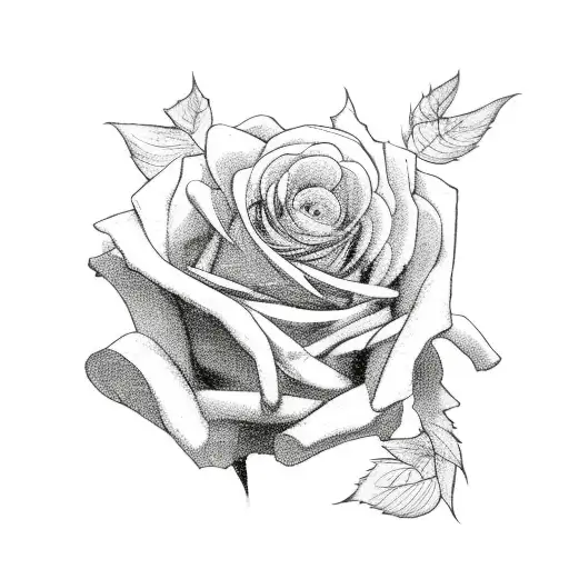 A Ghostly Nurse Holding A Bouquet Of Black Roses