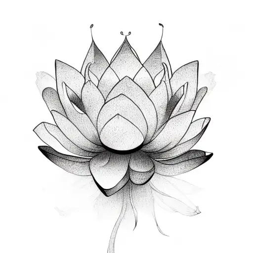 Lotus Flower From Top