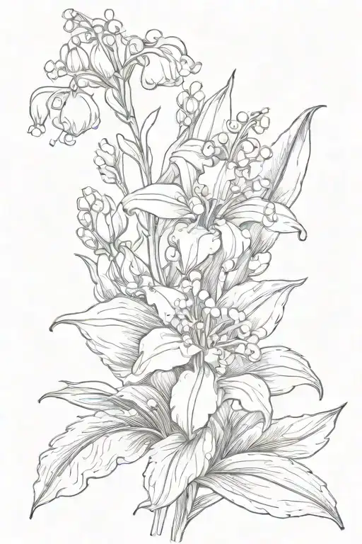 Lily Of The Valley And Primrose Flower