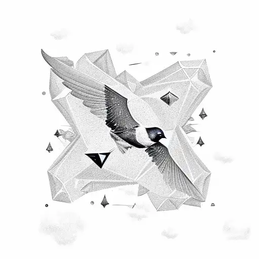 Birds Diamonds Clouds Star