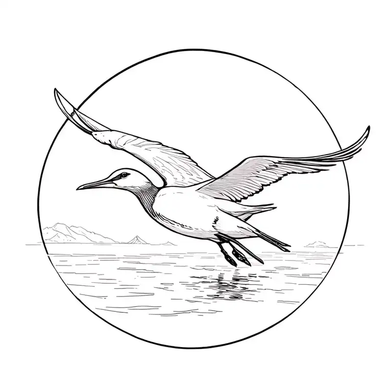 Albatross Bird Flying Away