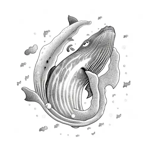 Dreamy Drug Whale Portrait