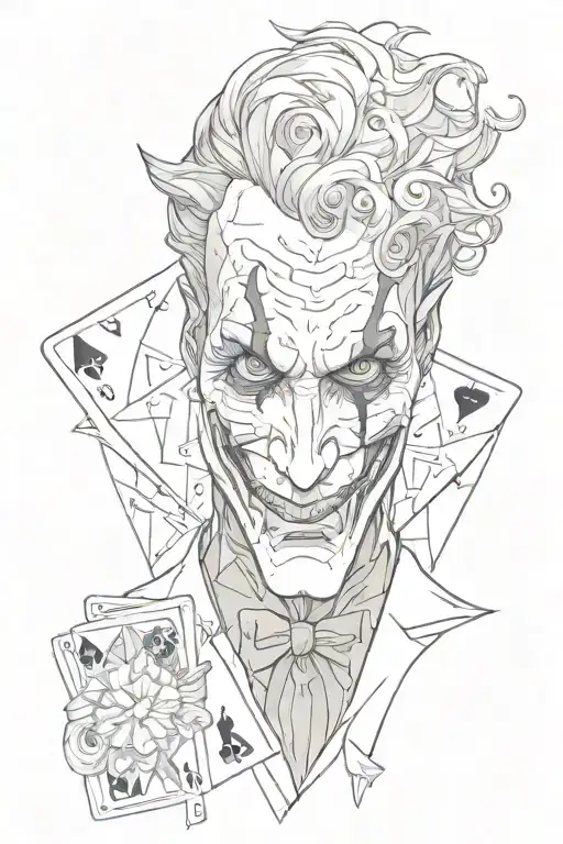Two Face Joker Card