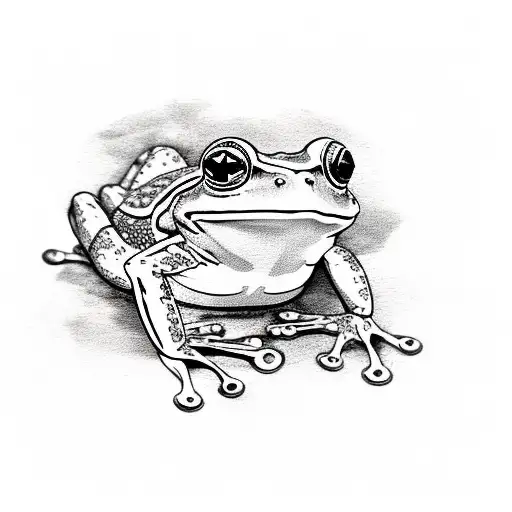 Frog On Bicycle