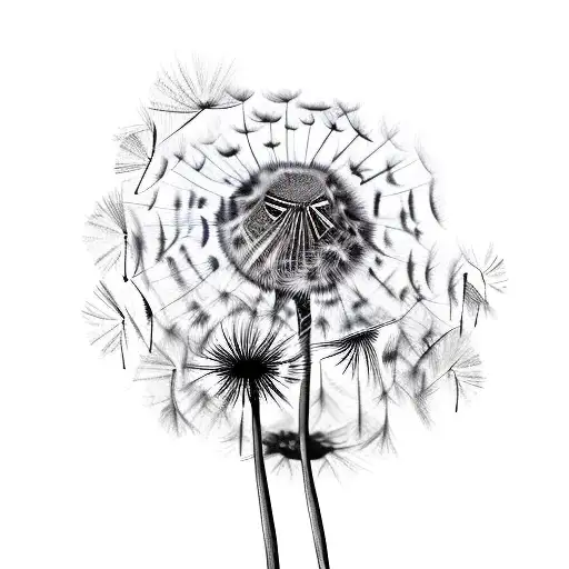 Dandelion Morphs Into Birds