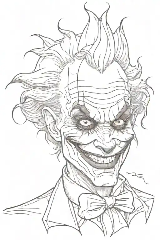 Joker Face Clown