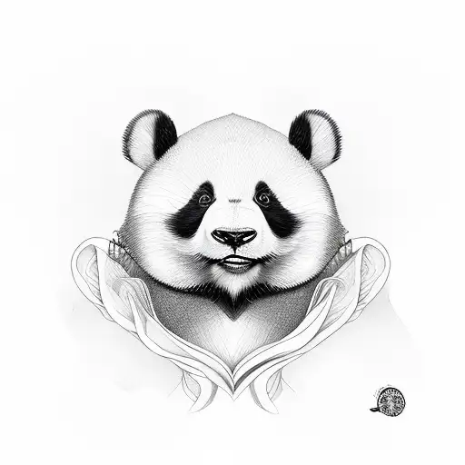 Heart Moustash Motherhood Cherry Panda