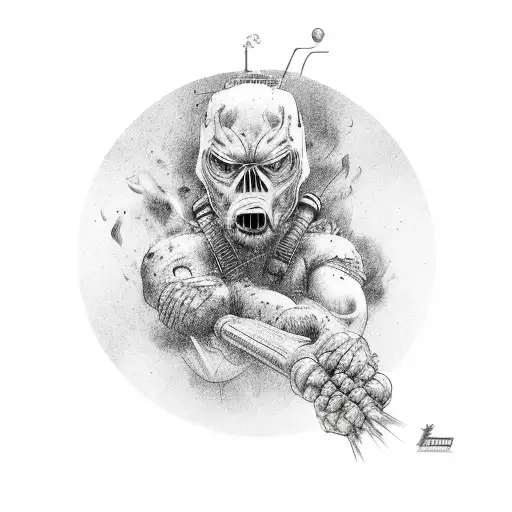 Bush With A Car Full Arm