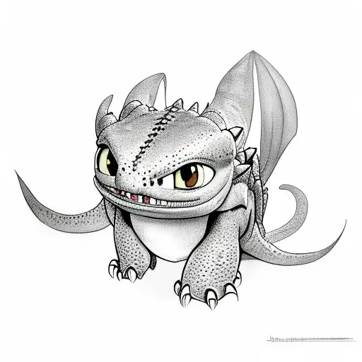 Toothless From How To Train Your Dragon