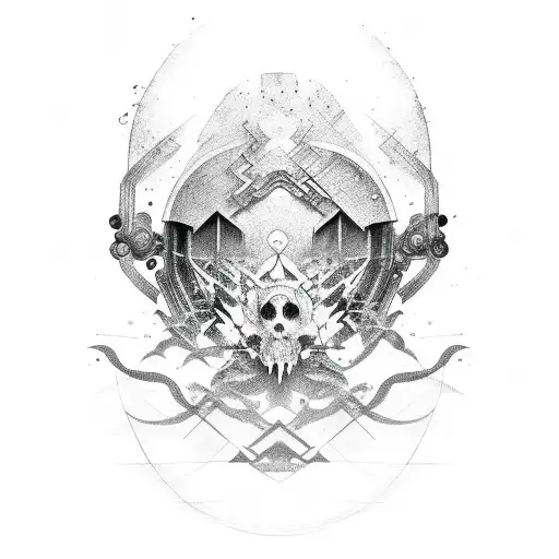 Abstract Metal Music