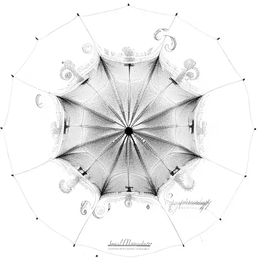 Rainbow Umbrella And Semicolon