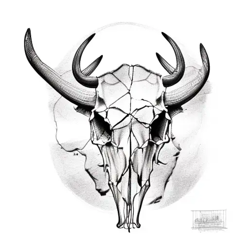 Texas Buffalo Skull