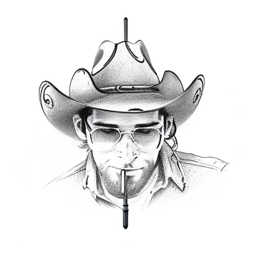 Cowboy With Branding Iron