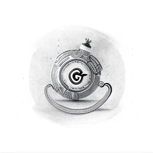 Gi Mingled Font With Lifeline Symbol