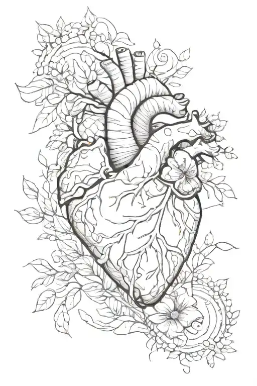 Abstract Design The Natural Heart