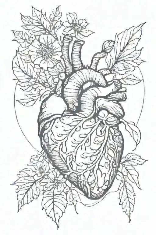 Abstract Design The Natural Heart
