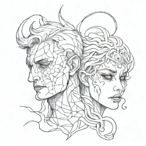 Two Faces Good And Evil