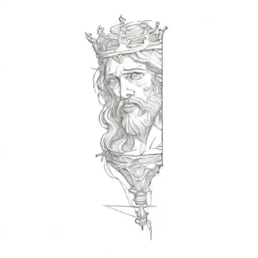 Jesus With Crown Of Thorns