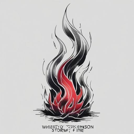 Whispers of the Crimson Storm’s Fire