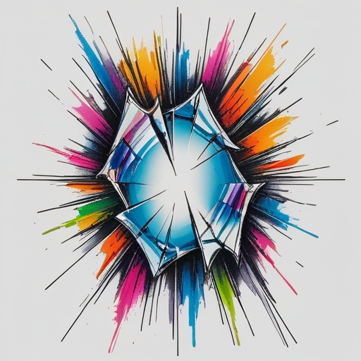 Shattered Reflection Tattoo idea