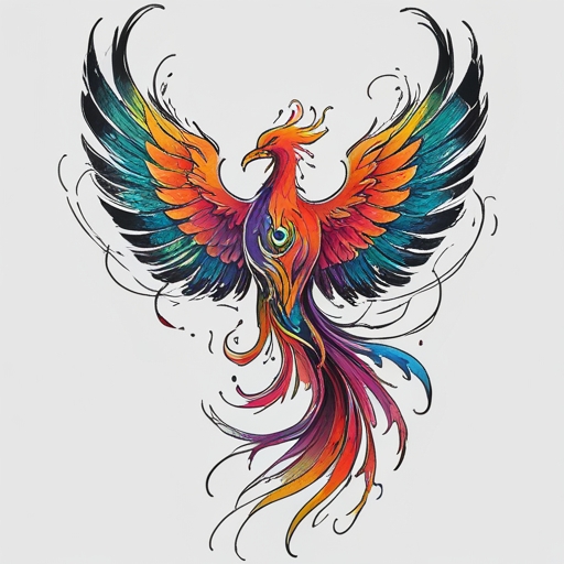 Soul’s Path of the Phoenix Tattoo idea