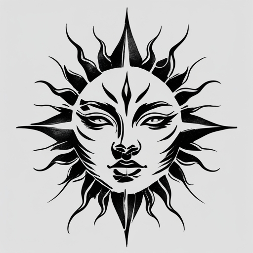 Crimson Sun’s Call Tattoo idea
