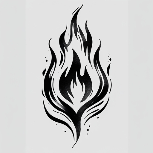 Silver Tears of Fire Tattoo idea