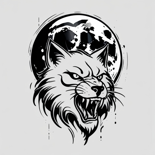 Moonlit Fury Tattoo idea