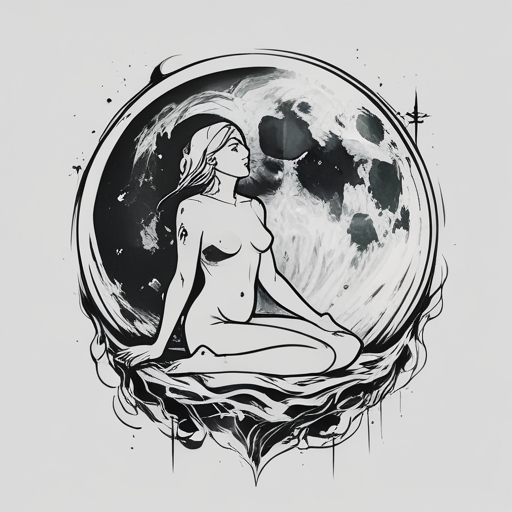 Moonlit Rebirth Tattoo idea