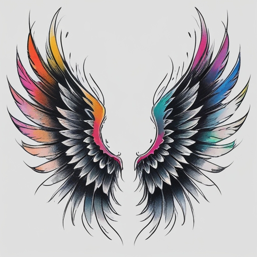 Moonshadow Wings Tattoo idea
