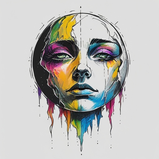 Tears of the Shattered Moon Tattoo idea